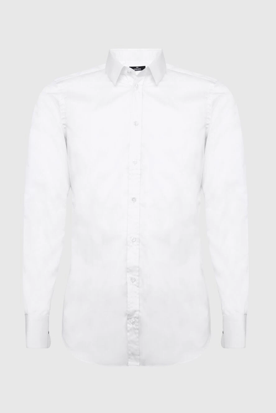 Alessandro Gherardi man white cotton shirt for men купить с ценами и фото 170235 - photo 1