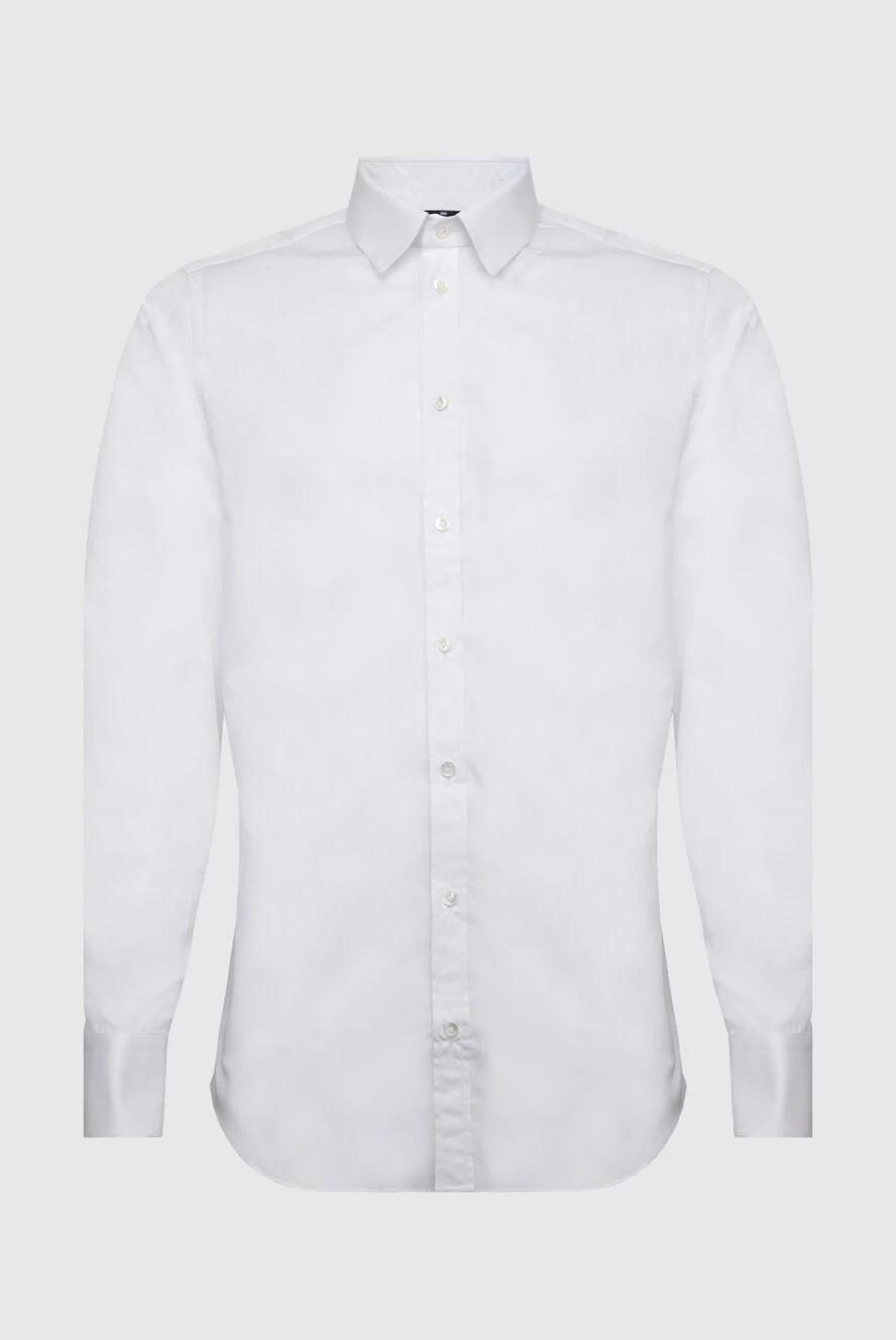 Alessandro Gherardi man white cotton shirt for men купить с ценами и фото 170236 - photo 1