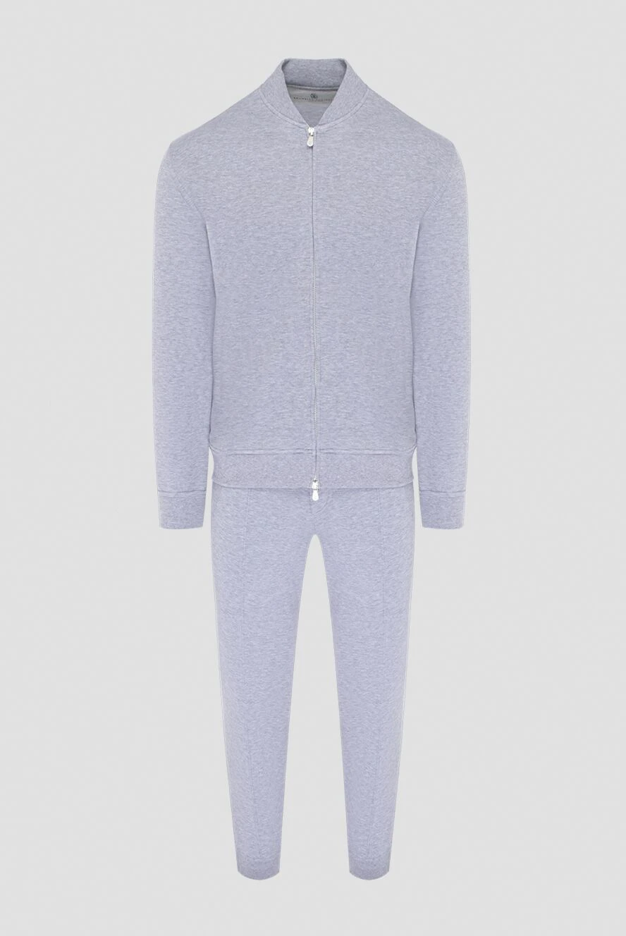 Brunello Cucinelli светло серый спортивный костюм из мягкого трикотажа
170323 - фото 1