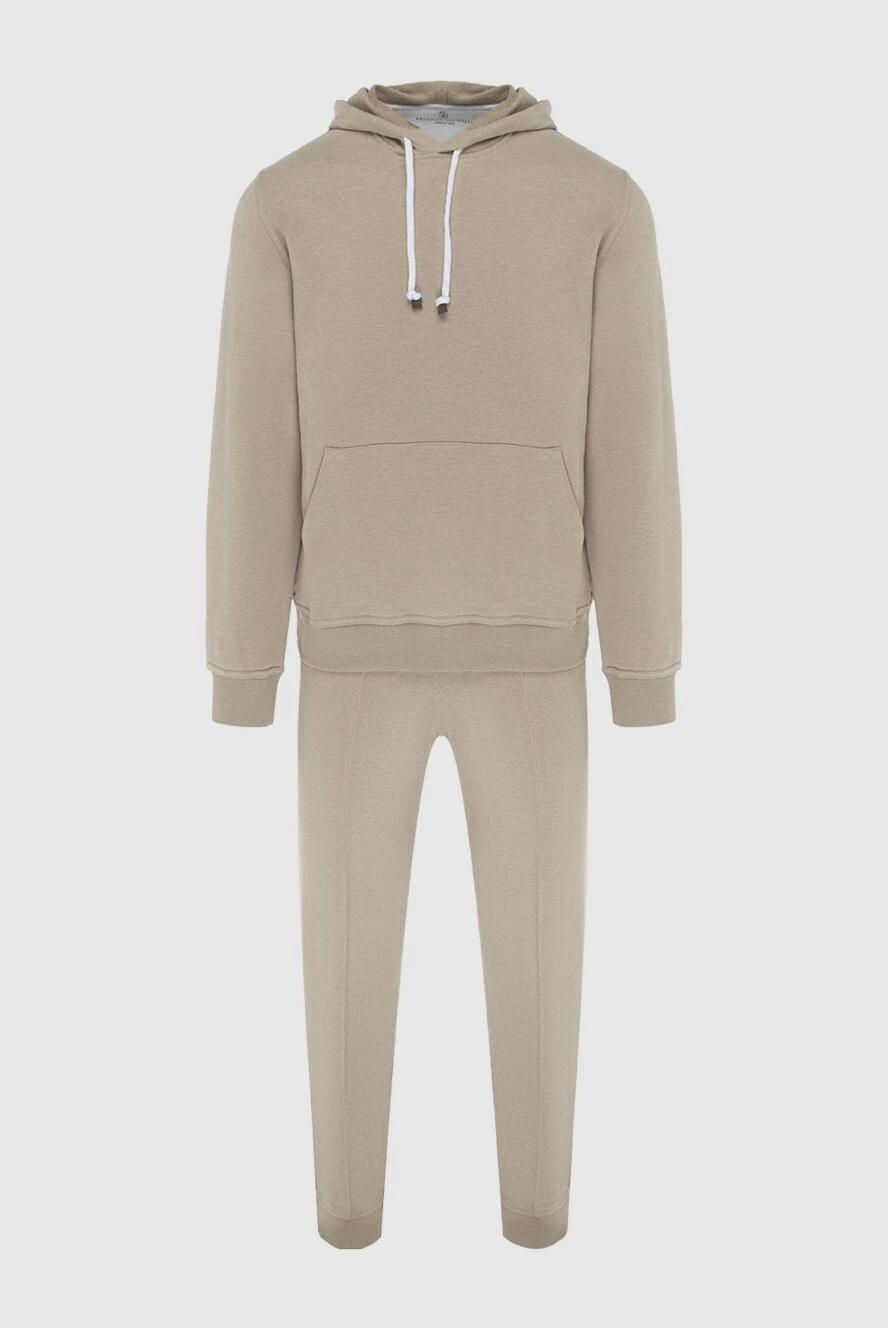 Brunello Cucinelli beige suit with hood and kangaroo pocket 170324 - photo 1