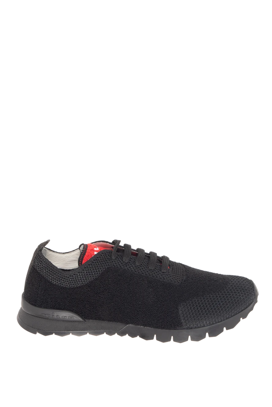 Kiton man black wool sneakers for men купить с ценами и фото 170367 - photo 1