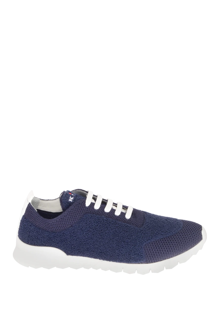 Kiton man blue wool sneakers for men купить с ценами и фото 170368 - photo 1