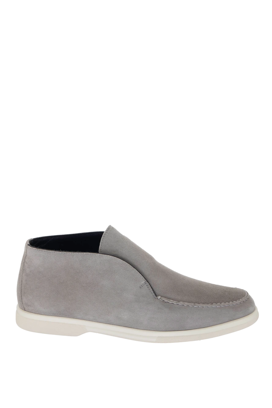 Cesare di Napoli woman gray suede loafers for women купить с ценами и фото 170379 - photo 1