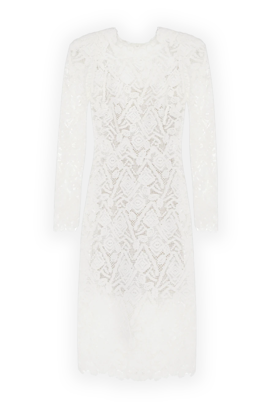 Ermanno Scervino платье кружевное белое женское 170394 - фото 1