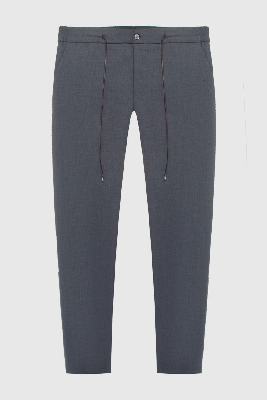 Tombolini man men's gray wool trousers купить с ценами и фото 170419 - photo 1