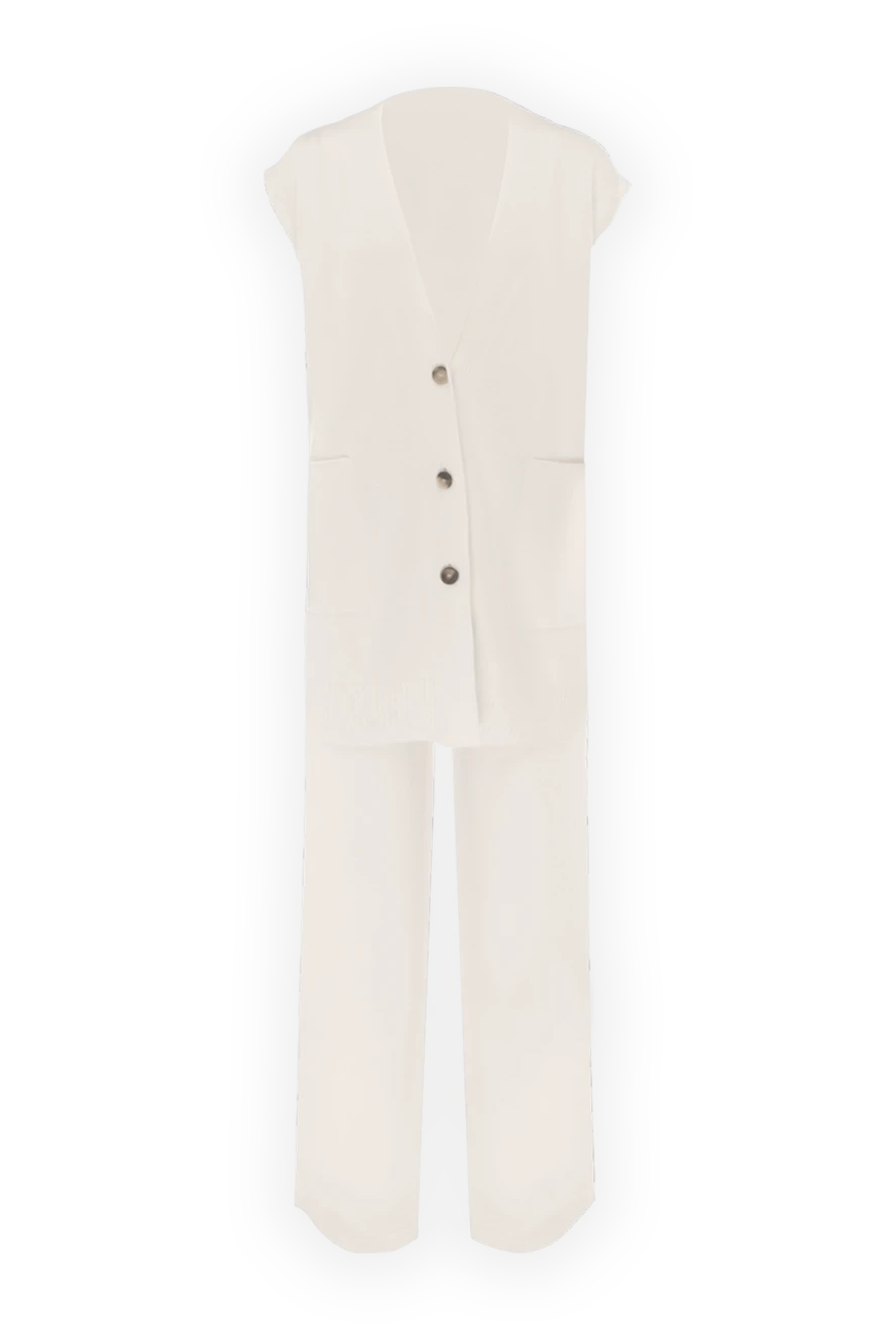 Fabiana Filippi white cashmere walking suit for women 170471 - photo 1