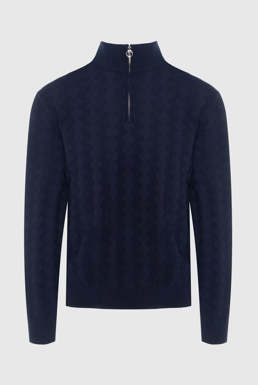 Stefano Ricci тройер из кашемира и шелка с рельефной вертикальной вязкой 170490 - фото 1