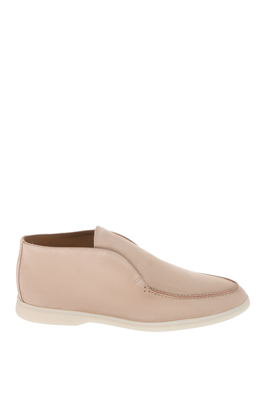 Loro Piana man beige suede loafers for men купить с ценами и фото 170537 - photo 1