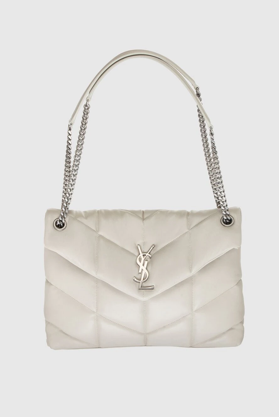 Saint Laurent woman white leather bag for women купить с ценами и фото 170594 - photo 1