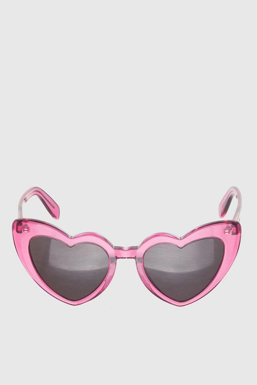 Saint Laurent woman pink plastic and metal glasses for women купить с ценами и фото 170606 - photo 1