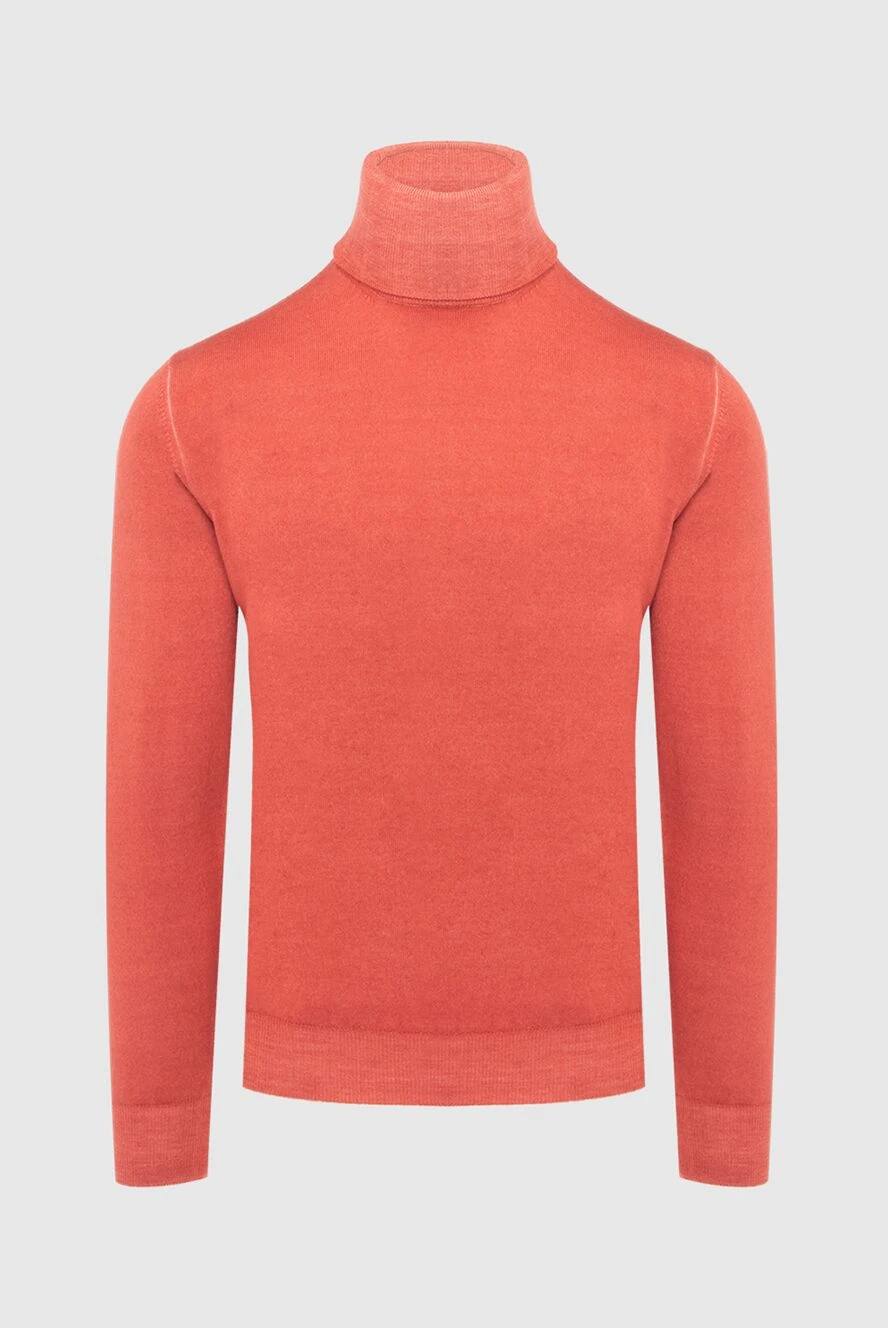 Cesare di Napoli man golf men's wool orange купить с ценами и фото 170698 - photo 1