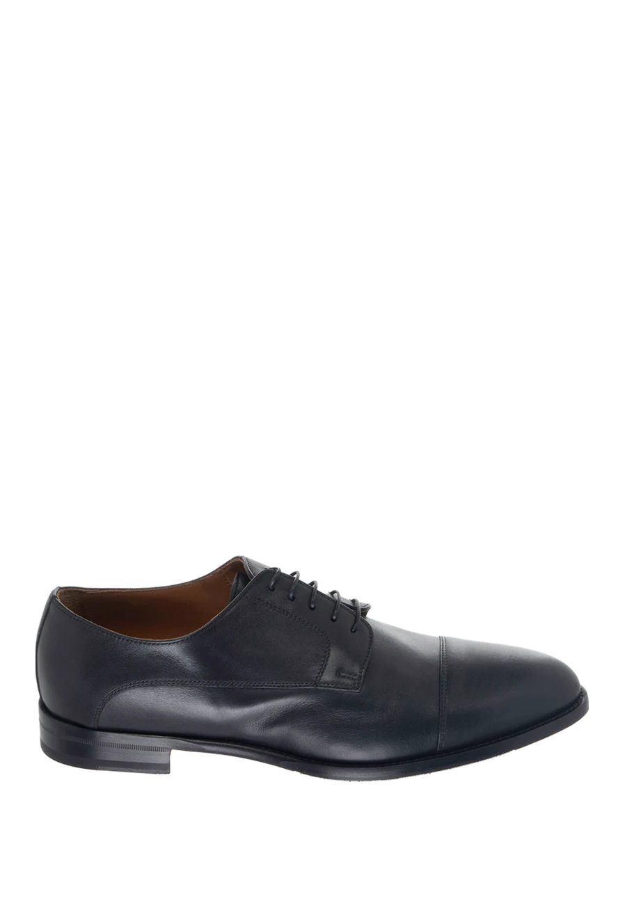 Doucal`s man men's black leather shoes купить с ценами и фото 170726 - photo 1