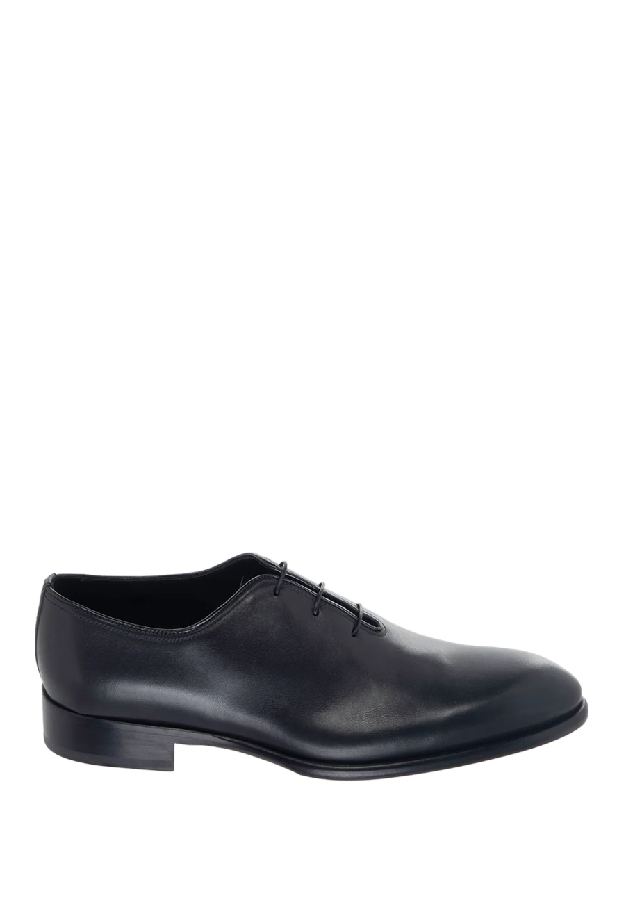 Doucal`s man men's black leather shoes купить с ценами и фото 170729 - photo 1