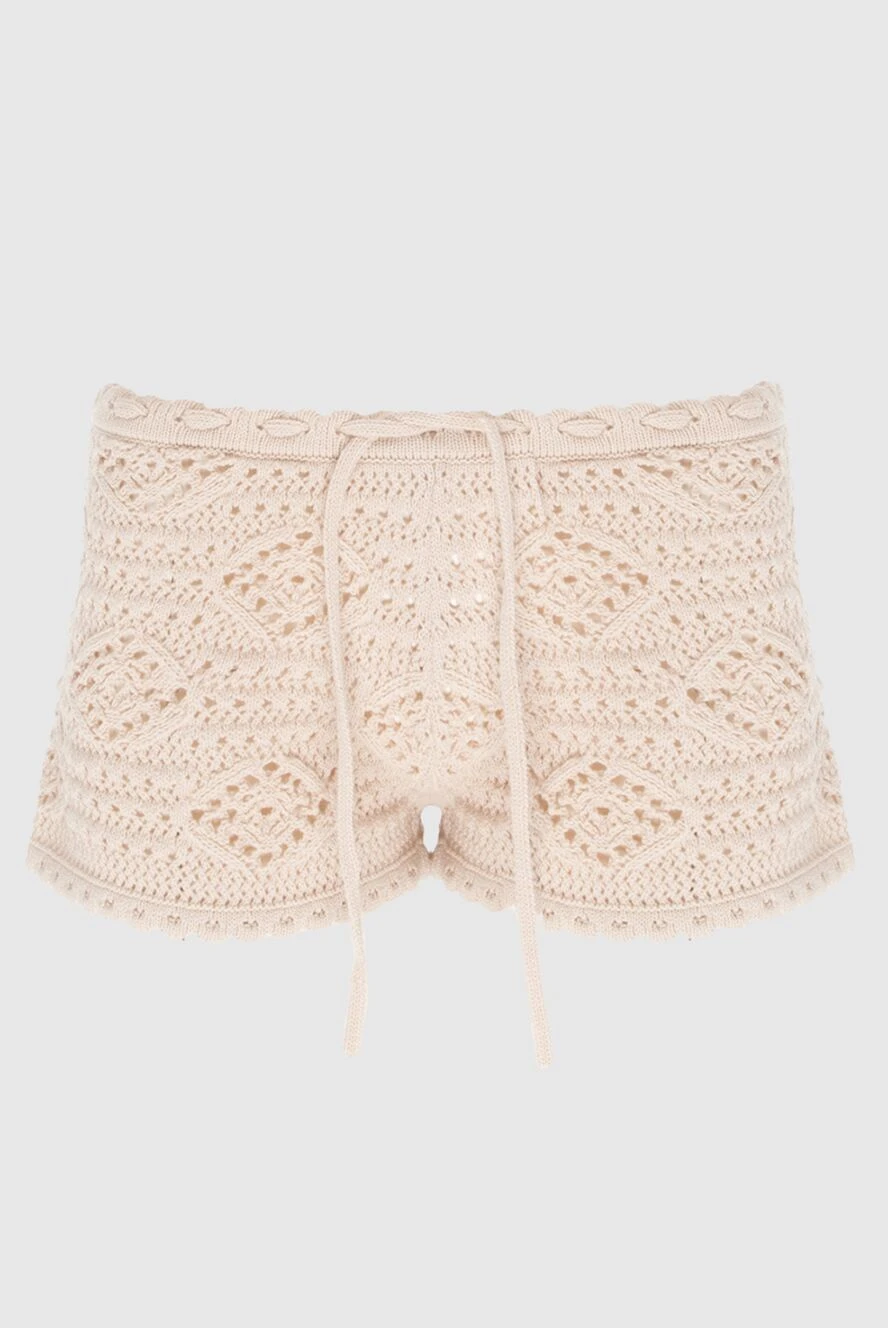 Saint Laurent woman pink woolen shorts for women купить с ценами и фото 170763 - photo 1