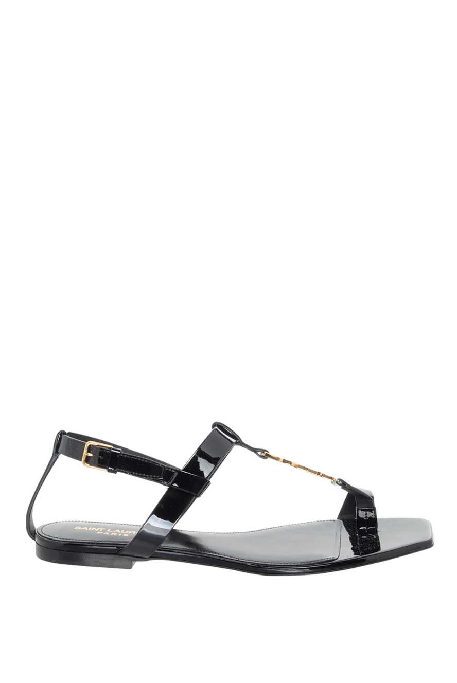 Saint Laurent woman black leather sandals for women купить с ценами и фото 170773 - photo 1