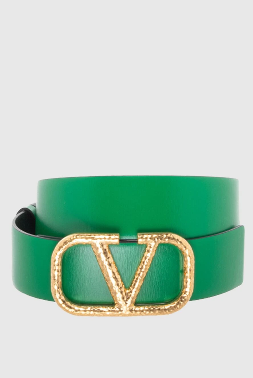 Valentino woman green leather belt for women купить с ценами и фото 170843 - photo 1