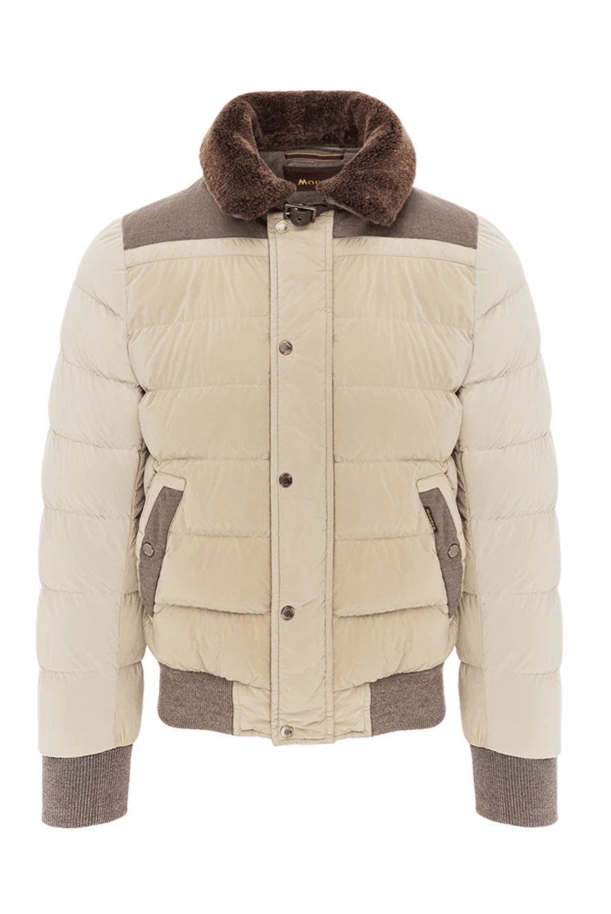 Moorer пуховик мужской из полиамида и полиэстера зеленый 170903 - фото 1