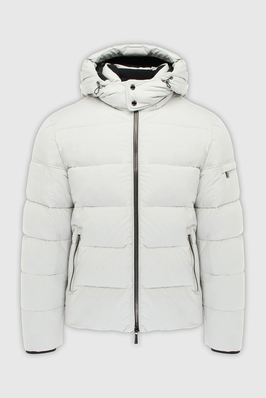 Moorer man men's down jacket made of polyester white купить с ценами и фото 170904 - photo 1