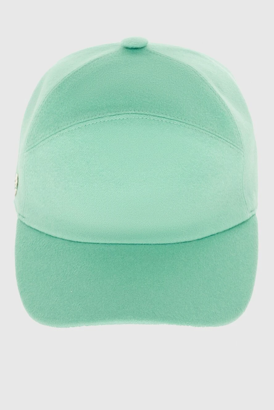 Loro Piana woman green cashmere cap for women купить с ценами и фото 171100 - photo 1