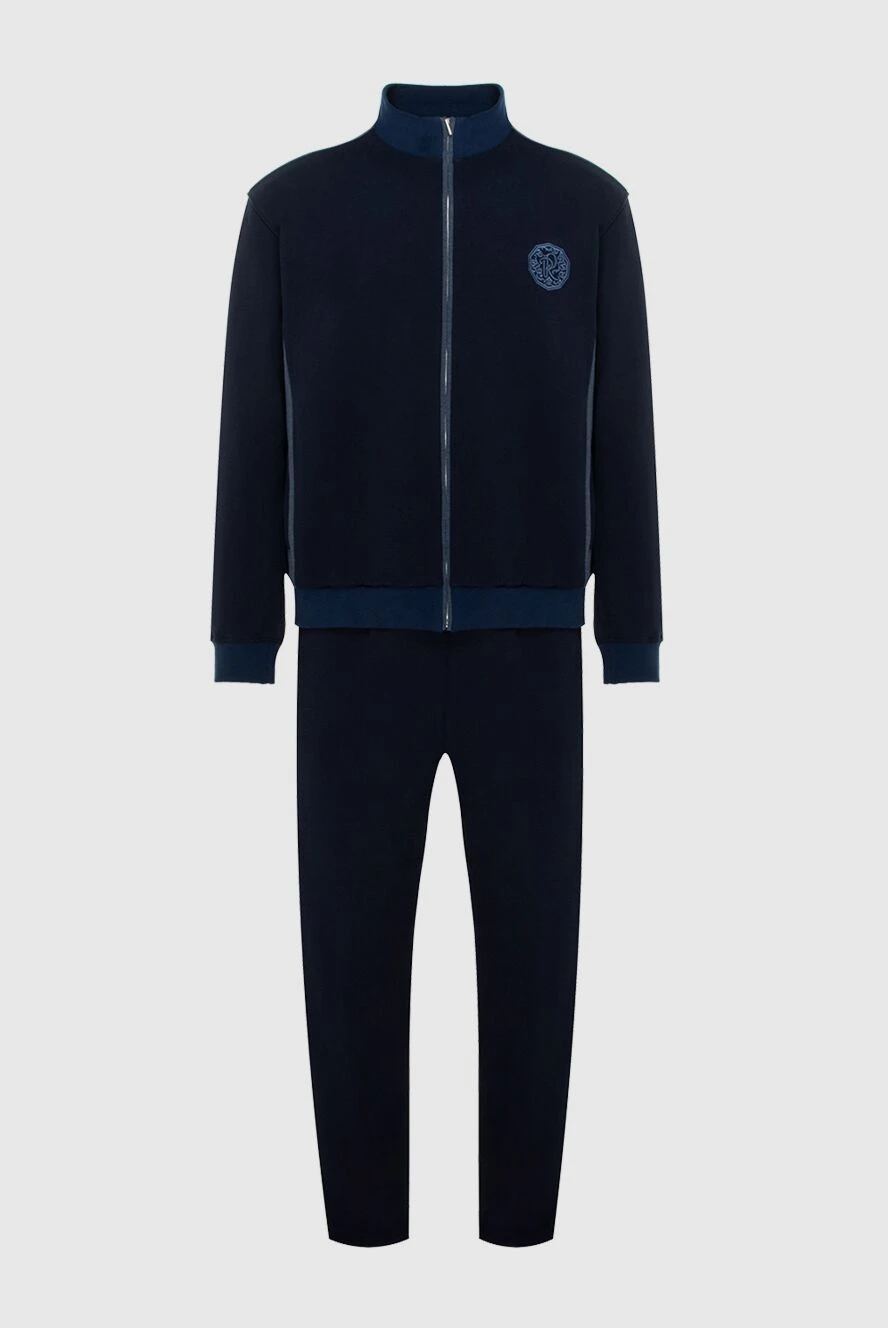 Roger Pinault man men's cotton sports suit, blue купить с ценами и фото 171130 - photo 1