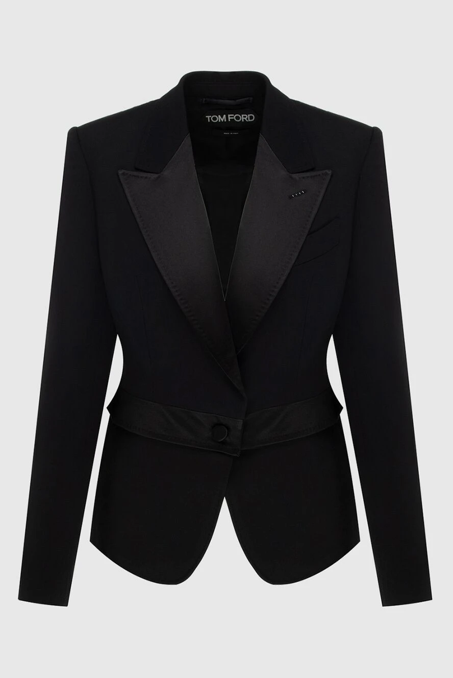 Tom Ford woman women's black wool jacket купить с ценами и фото 171155 - photo 1