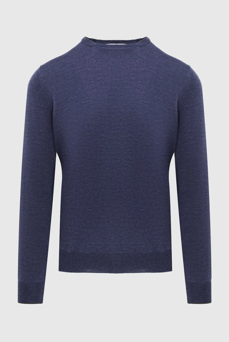 Gran Sasso man wool jumper blue for men купить с ценами и фото 171279 - photo 1