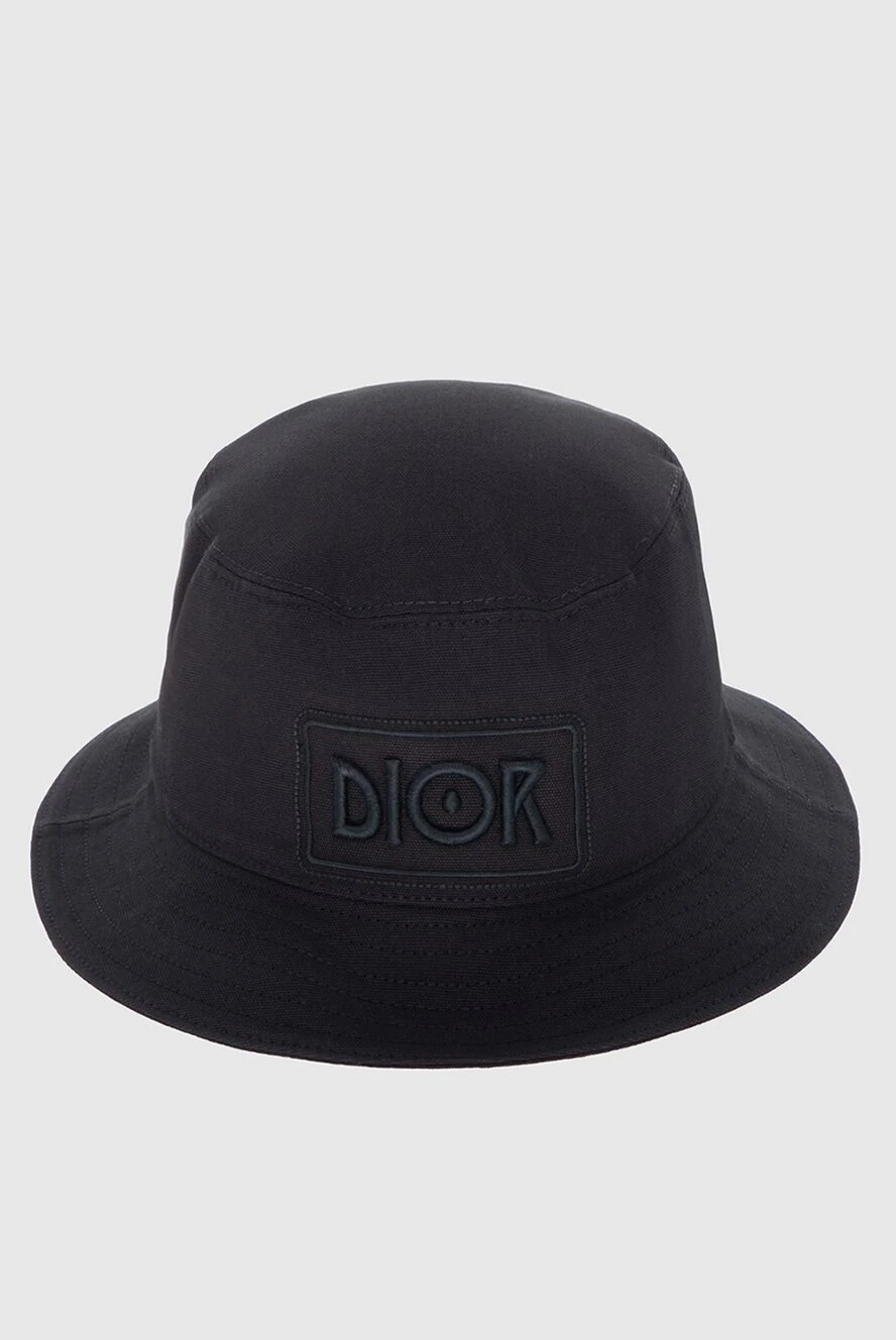 Dior woman women's black cotton panama hat купить с ценами и фото 171371 - photo 1