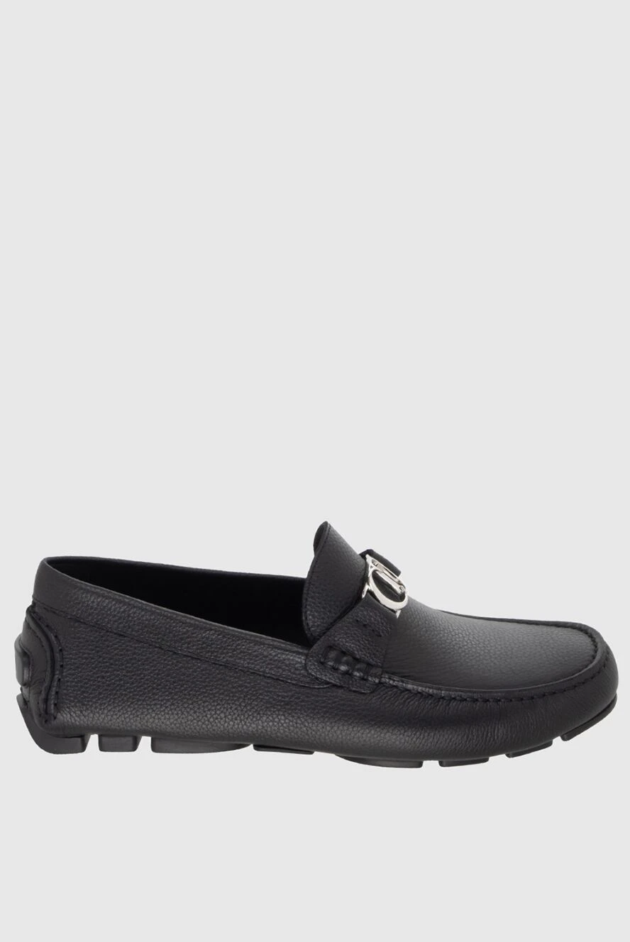 Dior man men's black leather moccasins купить с ценами и фото 171382 - photo 1