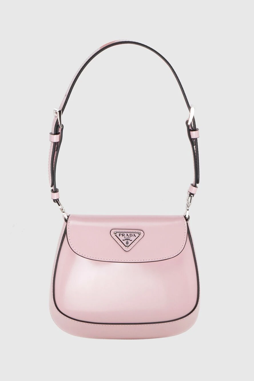 Prada woman pink leather bag for women купить с ценами и фото 171441 - photo 1