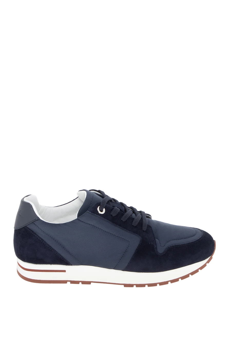 Loro Piana woman blue nylon and rubber sneakers for women купить с ценами и фото 171495 - photo 1