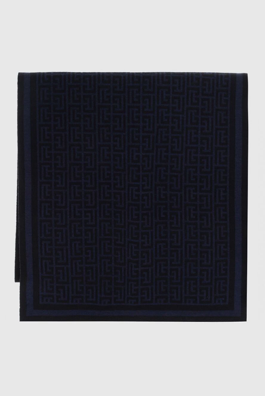 Balmain man black wool scarf for men купить с ценами и фото 171511 - photo 1