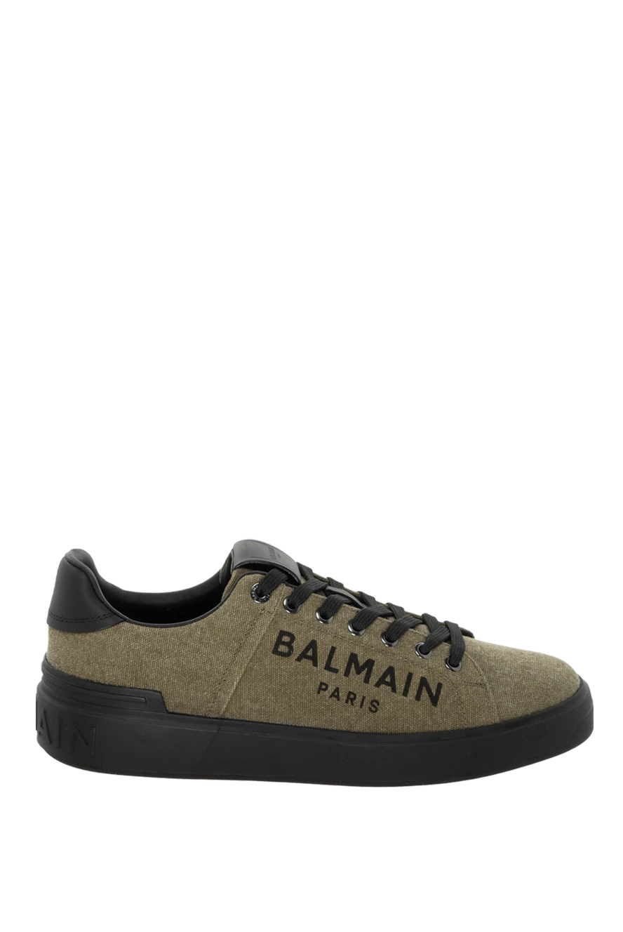 Balmain man sneakers green for men купить с ценами и фото 171562 - photo 1