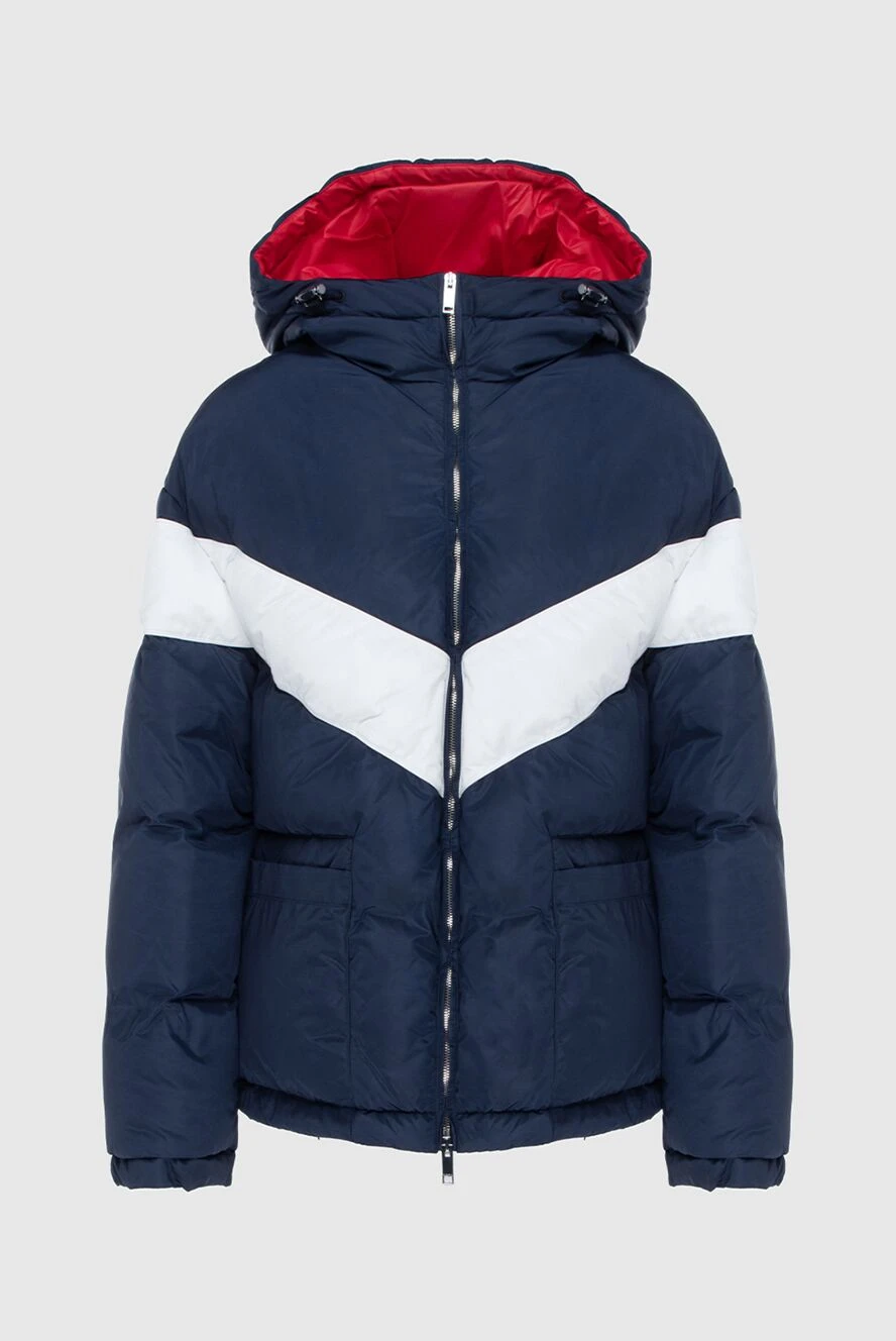 Valentino man men's down jacket made of polyamide blue купить с ценами и фото 171629 - photo 1