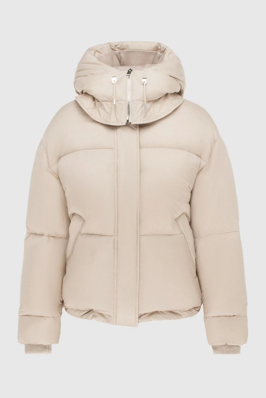 Loro Piana woman nylon down jacket, beige, for women купить с ценами и фото 171748 - photo 1