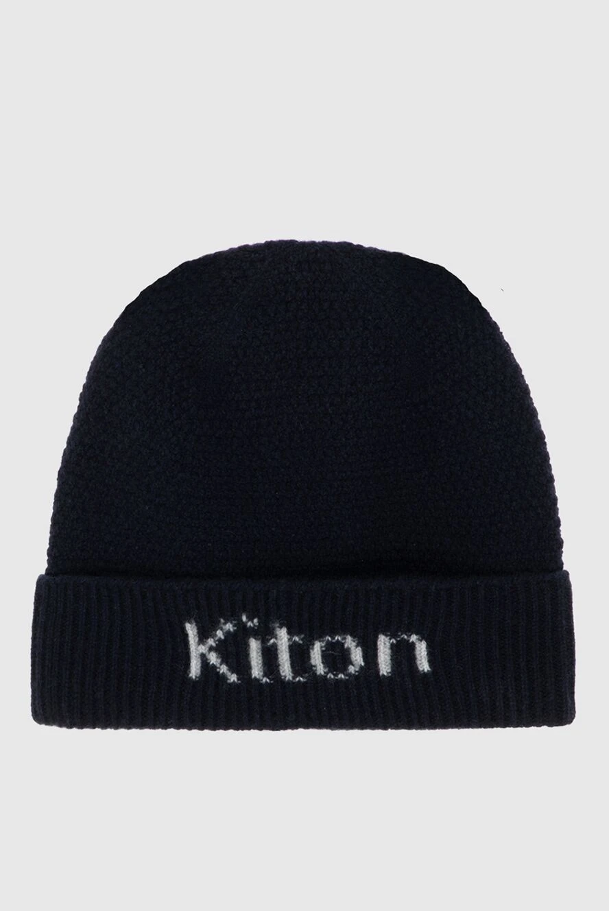 Kiton man cashmere hat black for men купить с ценами и фото 171827 - photo 1