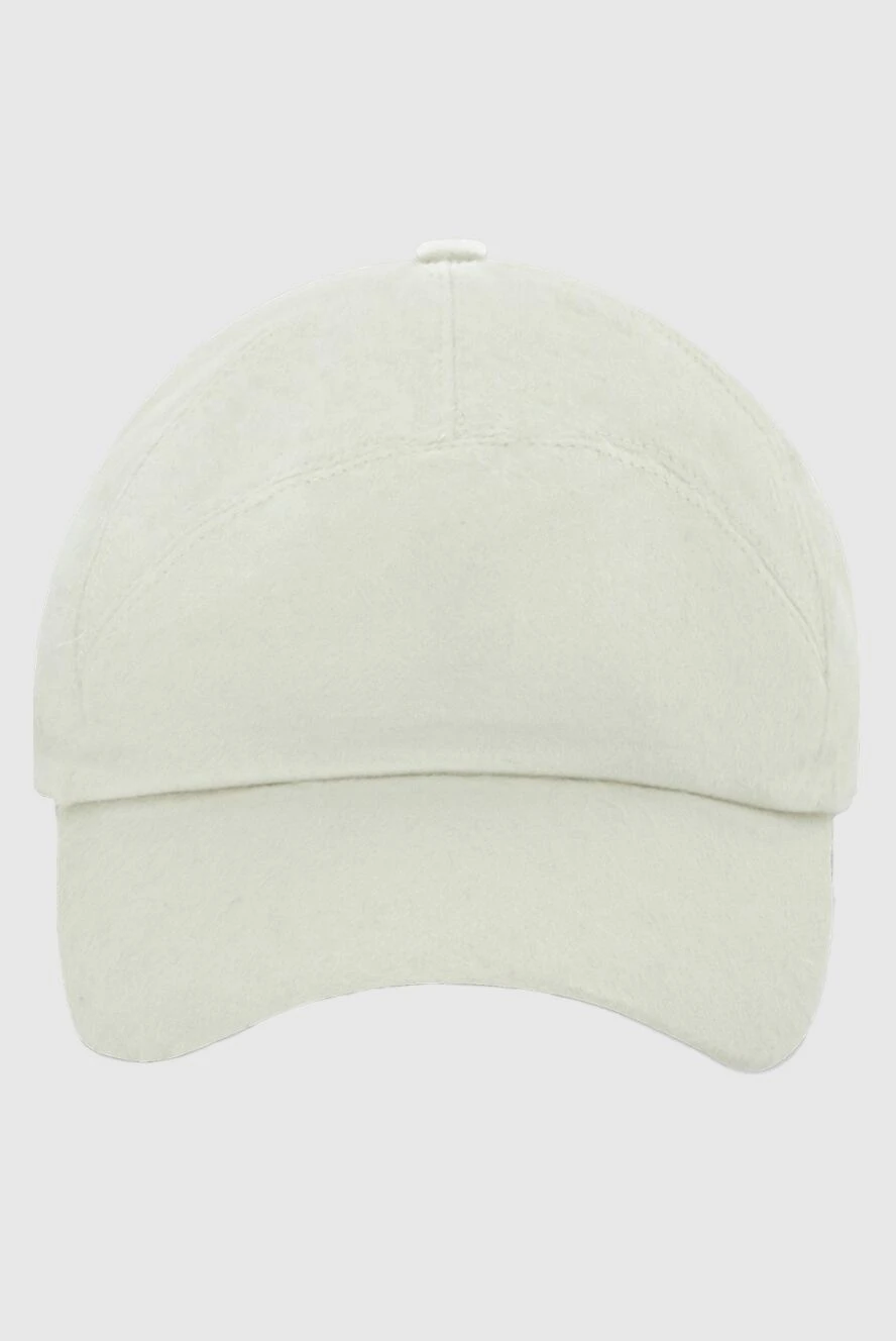 Kiton man white cashmere cap for men купить с ценами и фото 171832 - photo 1