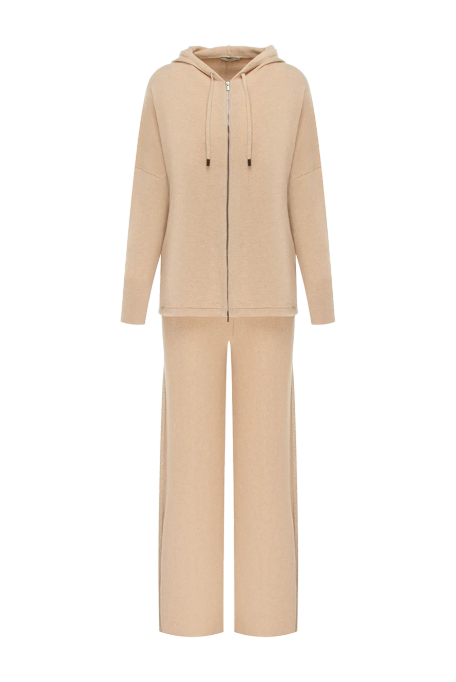 Peserico женский бежевый прогулочный костюм 171901 - фото 1