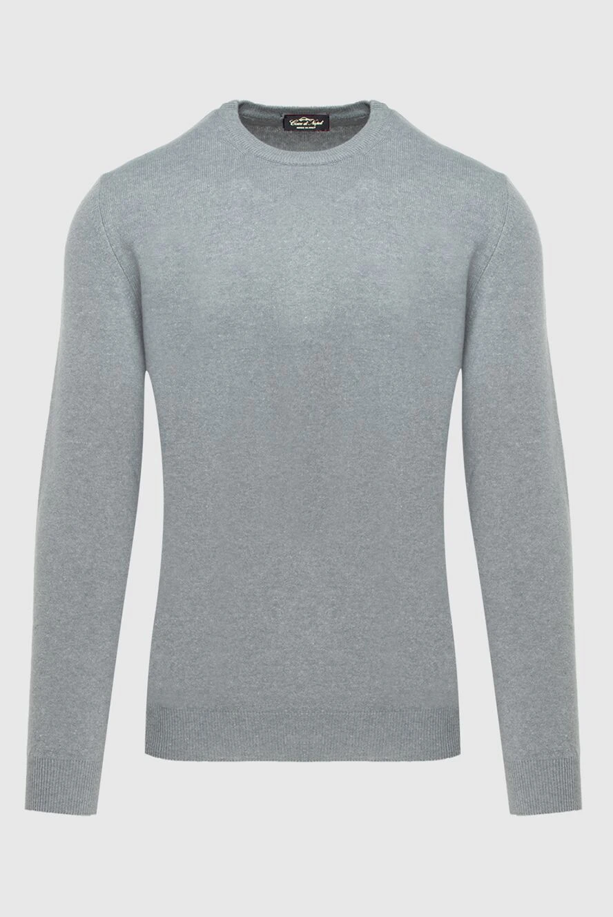 Cesare di Napoli man cashmere jumper gray for men купить с ценами и фото 171908 - photo 1