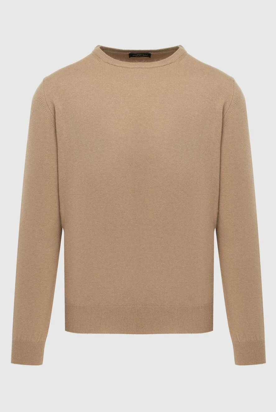 Cesare di Napoli man cashmere jumper brown for men купить с ценами и фото 171909 - photo 1