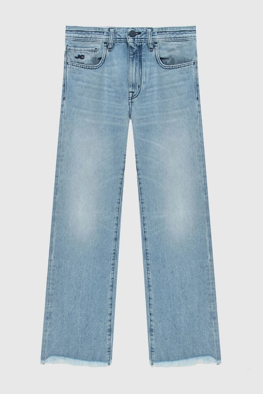 Jacob Cohen woman blue cotton jeans for women купить с ценами и фото 171931 - photo 1