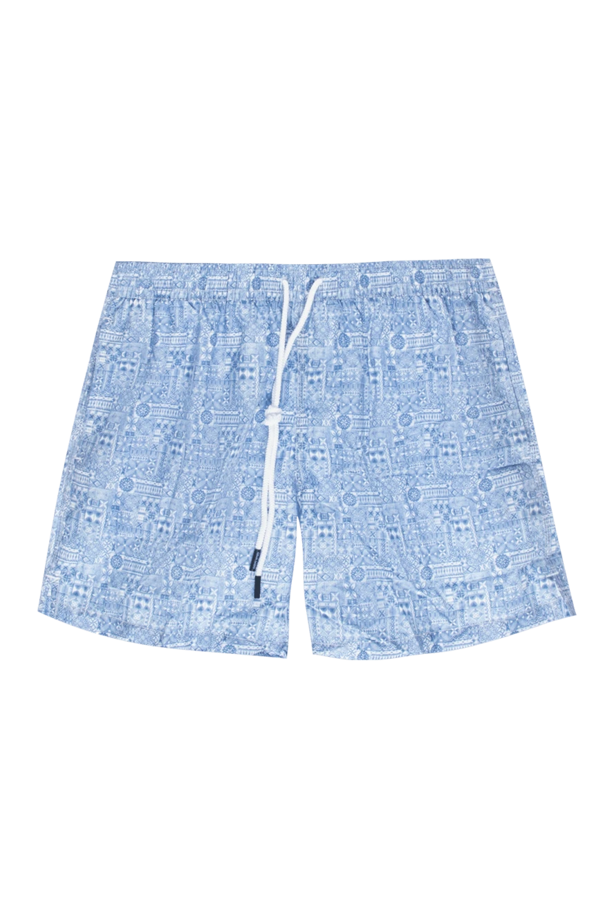 Gran Sasso man beach shorts made of polyester, blue for men купить с ценами и фото 171988 - photo 1