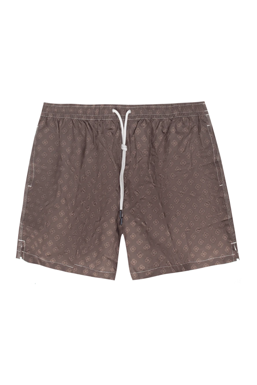 Gran Sasso man brown polyester beach shorts for men купить с ценами и фото 171994 - photo 1