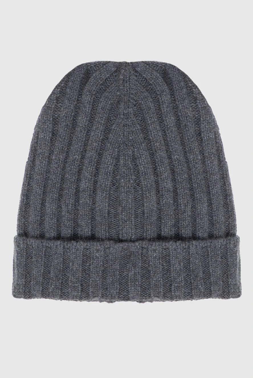 Gran Sasso man gray cashmere hat for men купить с ценами и фото 171997 - photo 1