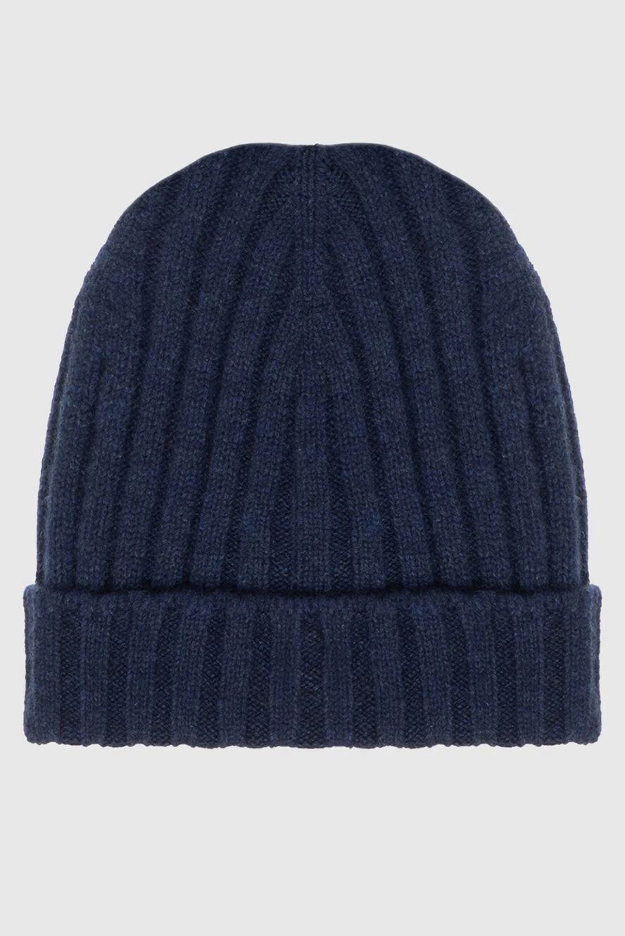 Gran Sasso man cashmere hat blue for men купить с ценами и фото 172013 - photo 1