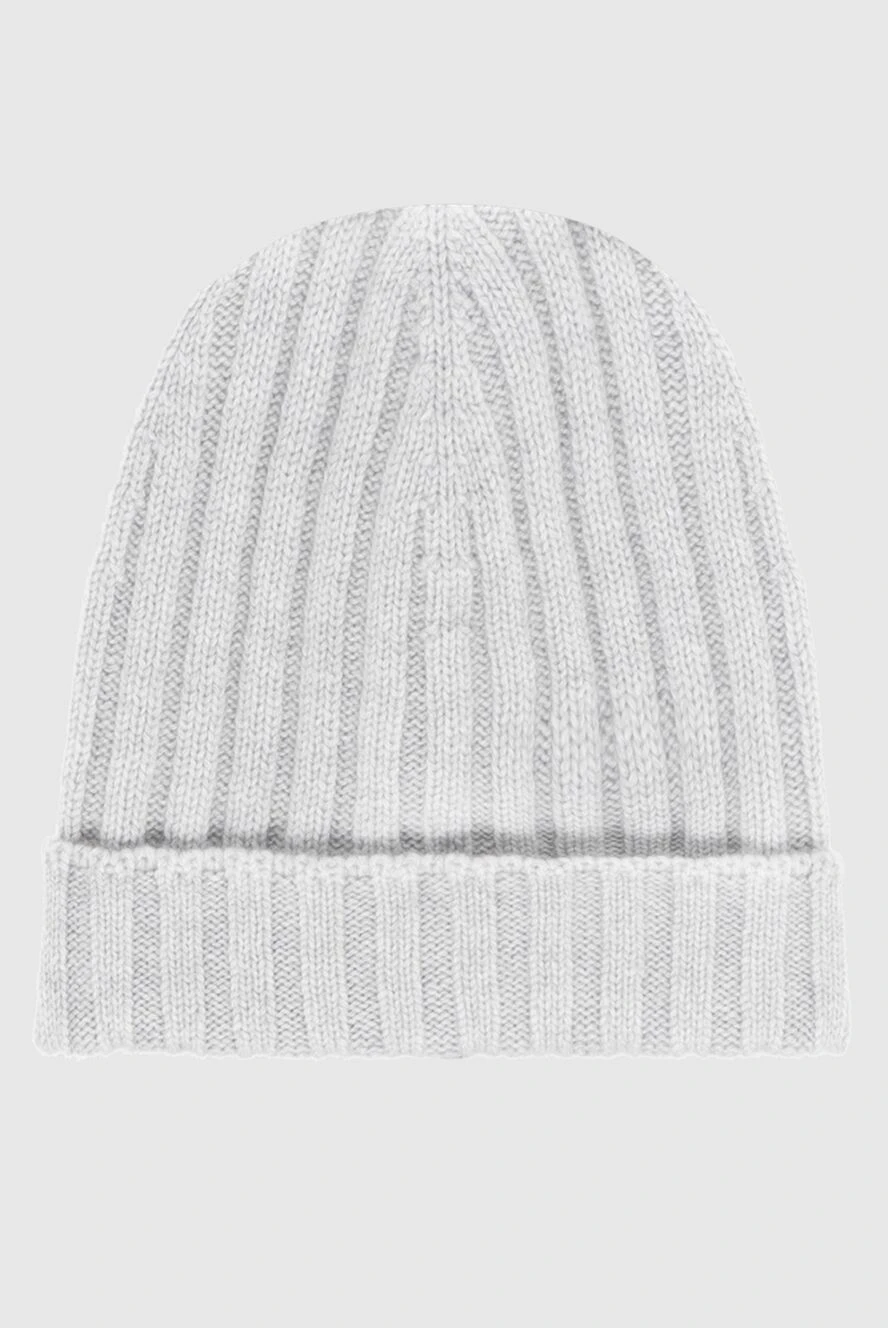 Gran Sasso man white cashmere hat for men купить с ценами и фото 172014 - photo 1