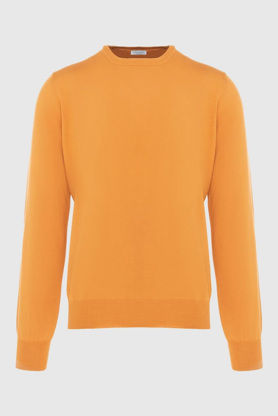 Gran Sasso man cotton jumper orange for men купить с ценами и фото 172049 - photo 1