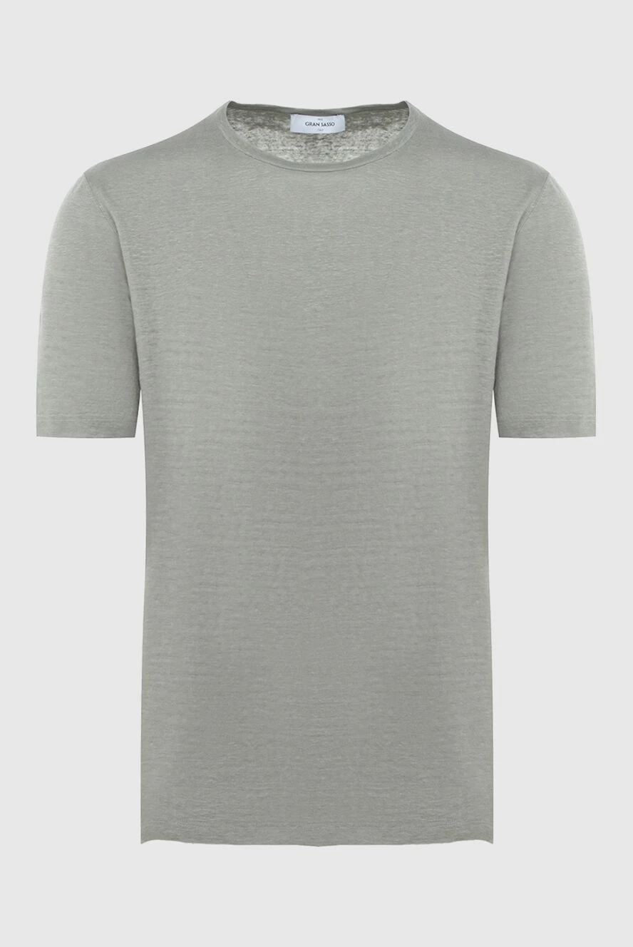 Gran Sasso man t-shirt linen gray for men купить с ценами и фото 172082 - photo 1