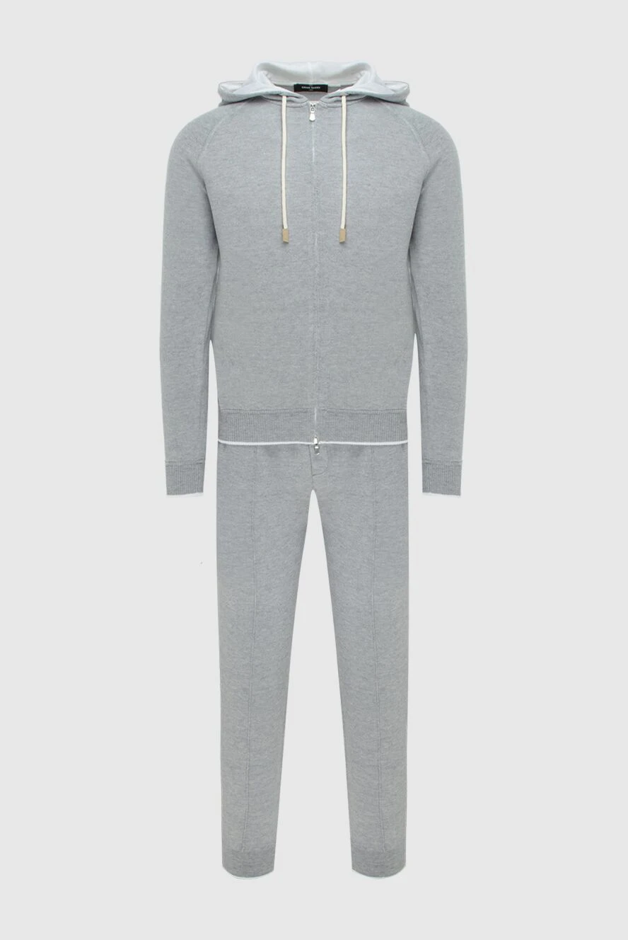 Gran Sasso man gray sports suit for men купить с ценами и фото 172094 - photo 1