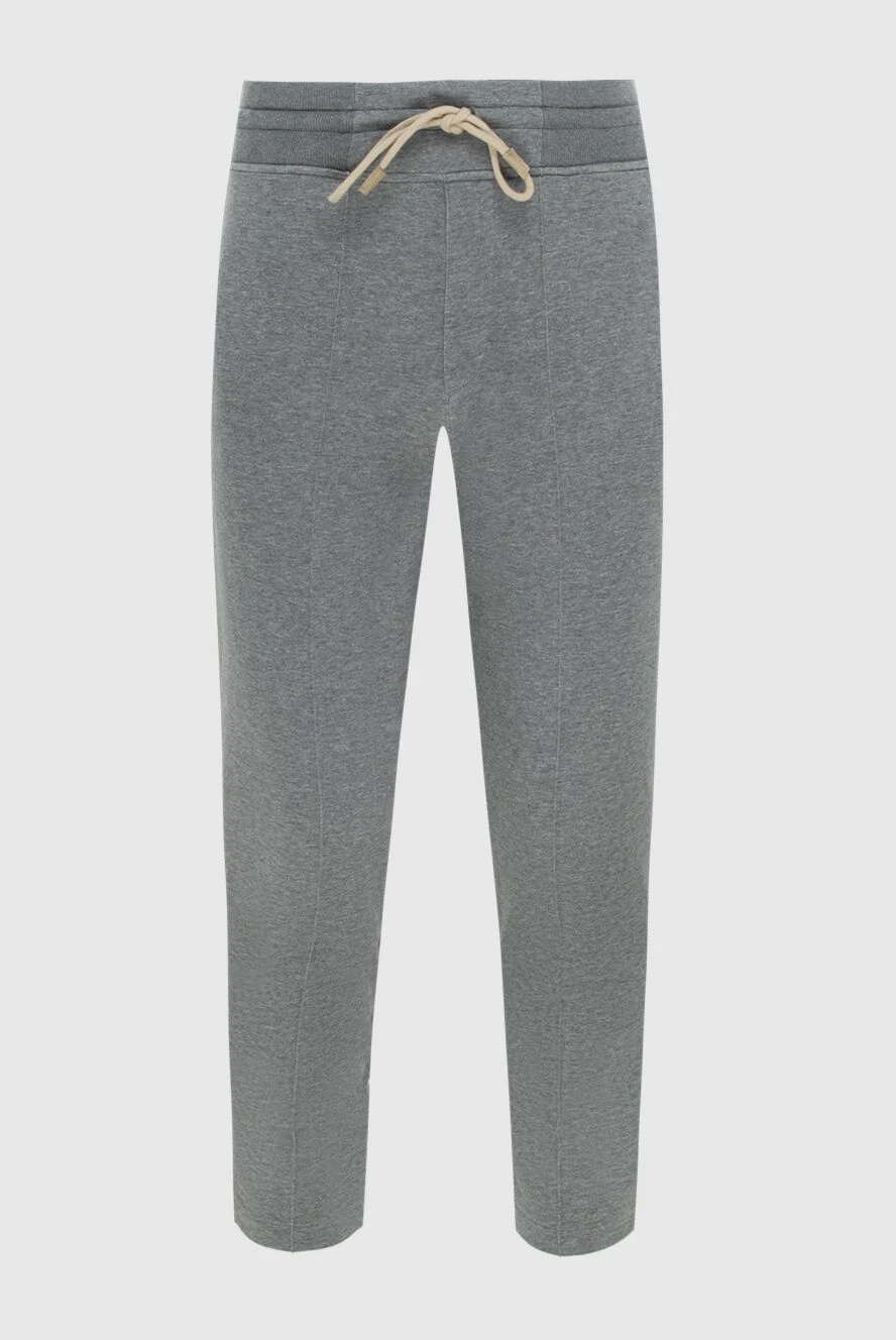 Gran Sasso man trousers sports cotton gray for men купить с ценами и фото 172096 - photo 1