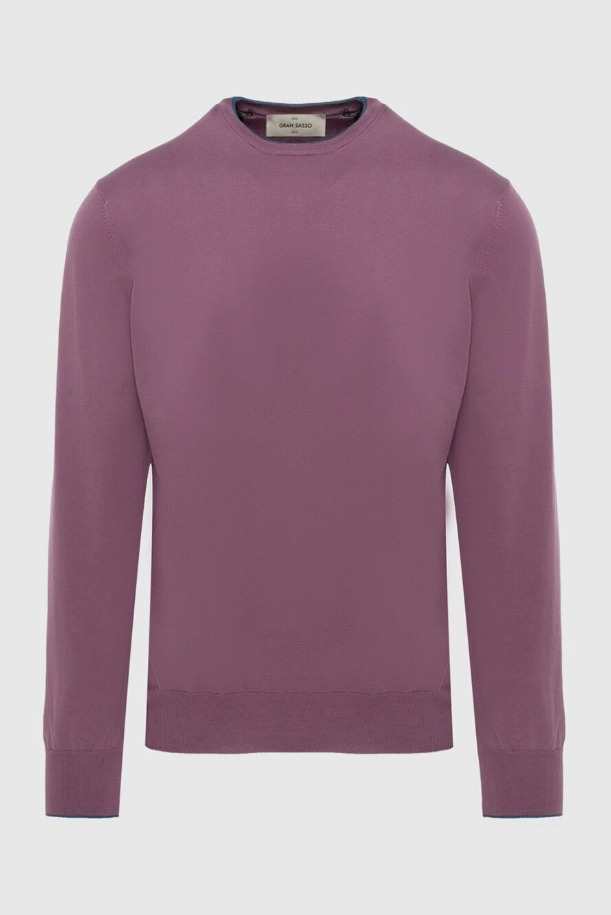 Gran Sasso man jumper cotton pink for men купить с ценами и фото 172128 - photo 1